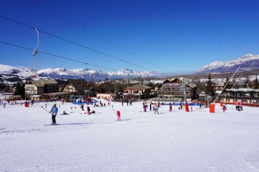 Appart Tres Ensoleille 5-6 Pers Au Pied Des Pistes 昂塞勒 外观 照片